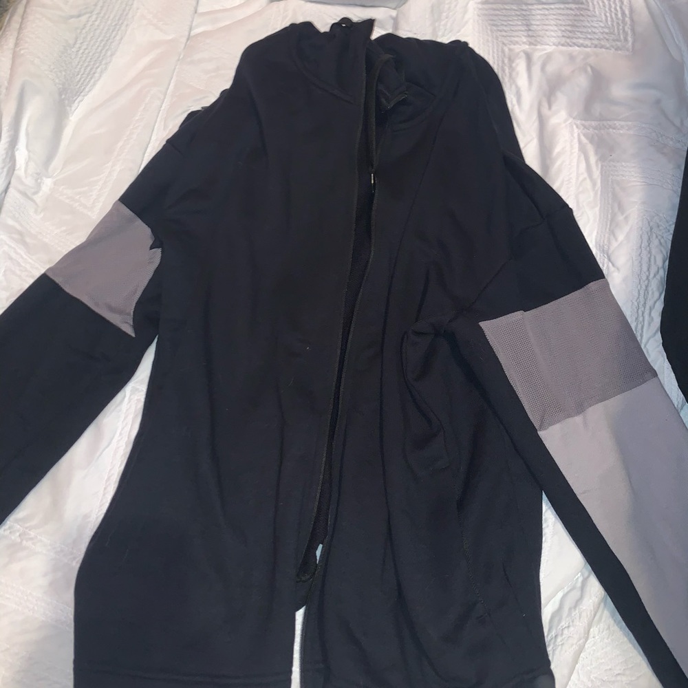 A Nike zip up hoodie